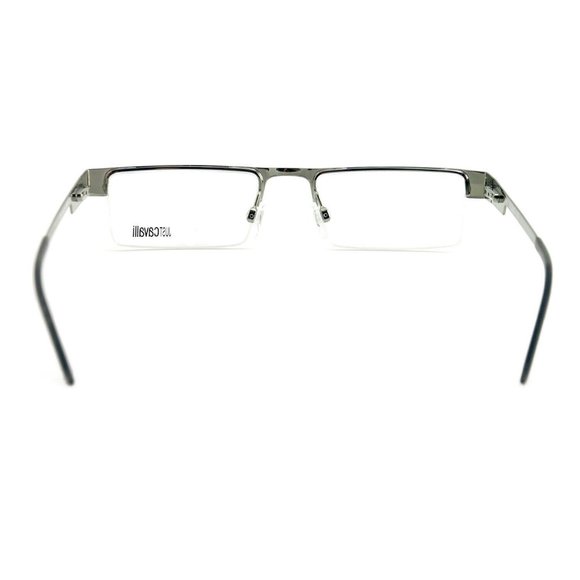 Just Cavalli Rectangle Unisex Silver Metal Frame - Picture 3 of 6